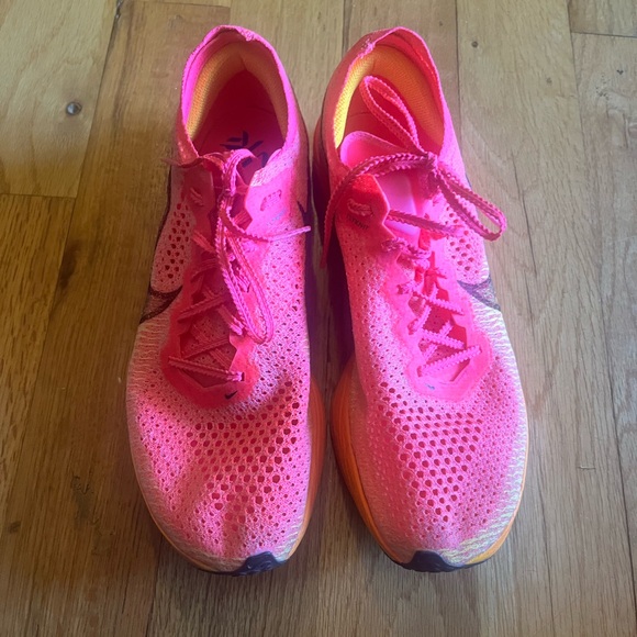Nike Zoomx Vaporfly Next% 3 Women's Laser Orange Hyper Pink Carbon Running Shoes - Picture 6 of 11
